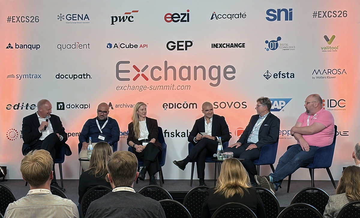 Panel debate at Exchange Summit in Berlin